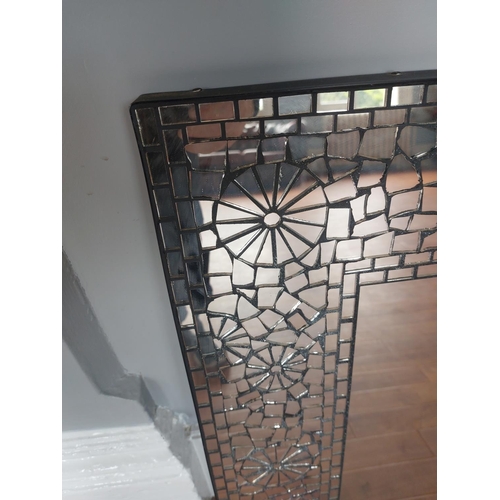 314 - Mirror with mosaic design height 28