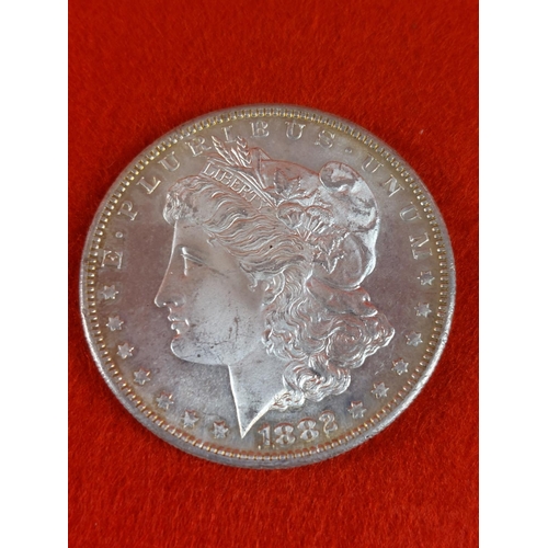 118 - 1882 Silver Dollar. S