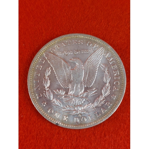 123 - 1883 Silver Dollar. O