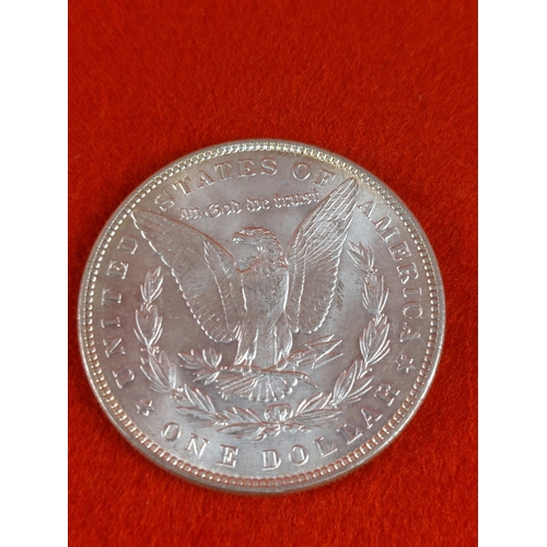 124 - 1886 Silver Dollar.