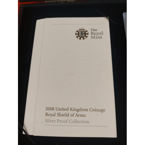 130 - Silver proof 2008 United Kingdom coin set.