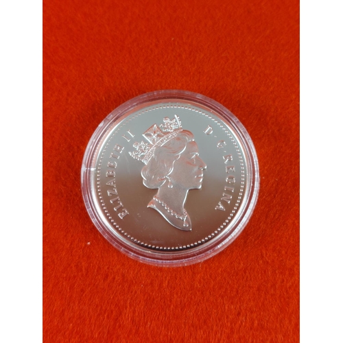 141 - Silver proof 1994 Canada 1 dollar coin