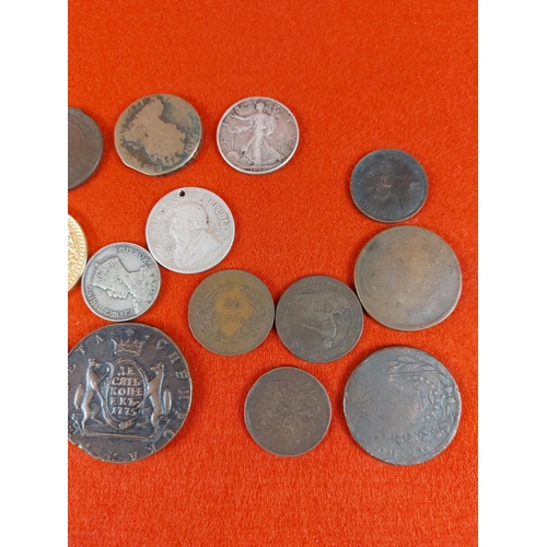 160 - Collection of mixed coins.