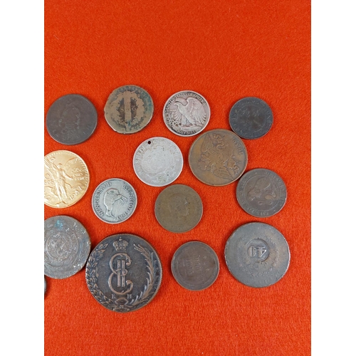 160 - Collection of mixed coins.