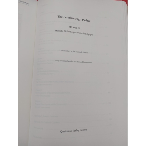 176 - Rare facsimile of The Peterborough Psalter together with the Commentary to the Facsimile Edition. Th... 