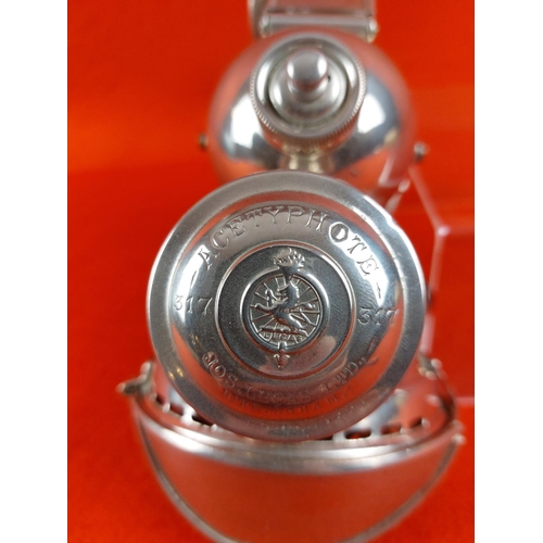 180 - Joseph Lucas Ltd ACETYPHOTE 317 carbide bicycle lamp. In superb condition as pictured.