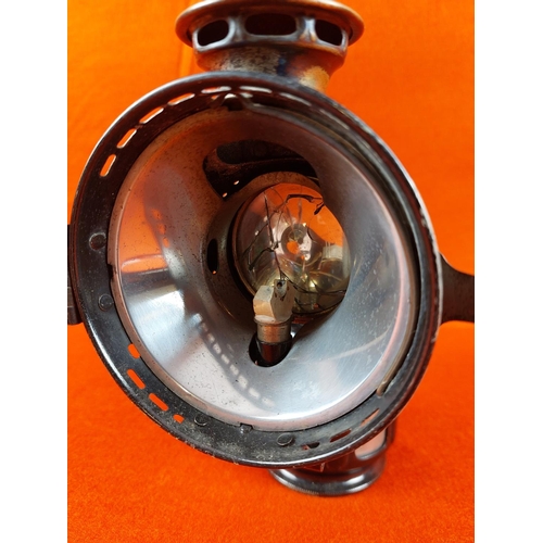 181 - Joseph Lucas Ltd KORA 262 carbide bicycle lamp. Some damage to back reflector, overall good conditio... 