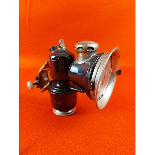 190 - Joseph Lucas Ltd Aceta 316N carbide bicycle lamp.