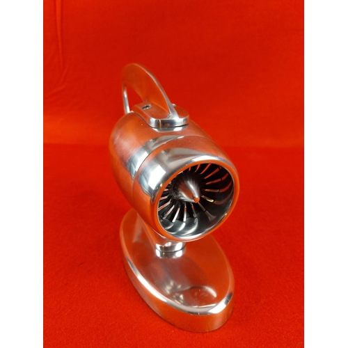 212 - Aluminium Jet Engine Desk Display.