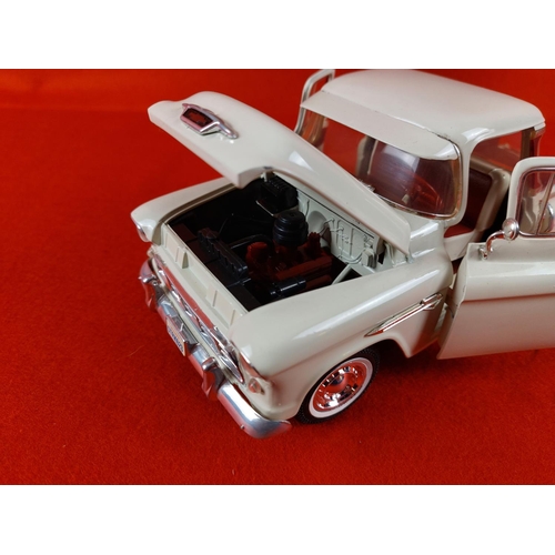 215 - ERTL 1955 Chevrolet Pickup Truck. Scale 1:18.