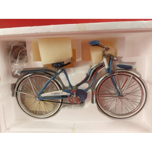 247 - 1950 Starliner Limited Edition die cast model bike. In original box by XONEX. Scale 1:6.