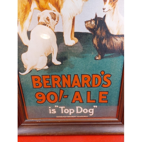 282 - Reproduction Edinburgh Brewery Bernards Ale poster. 35