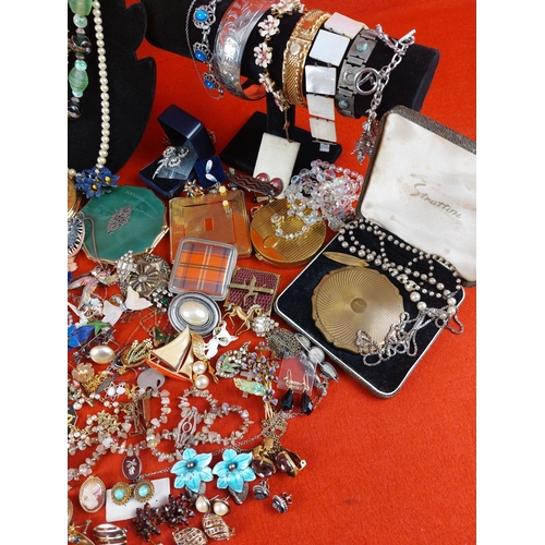 295 - Large collection of vintage costume jewellery