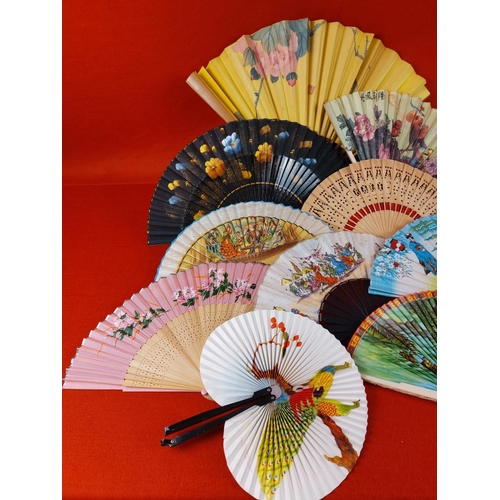 316 - Collection of fans from various countries.