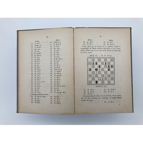 330 - Very Rare 1st Edition book. Modern Analysis of Chess Openings. Inscribed by Author Frank Marshall. P... 