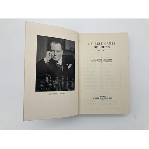 332 - Modern Chess Openings, published by Whitehead Miller  Alexander Alekhine, My Best Game of Chess 1924... 