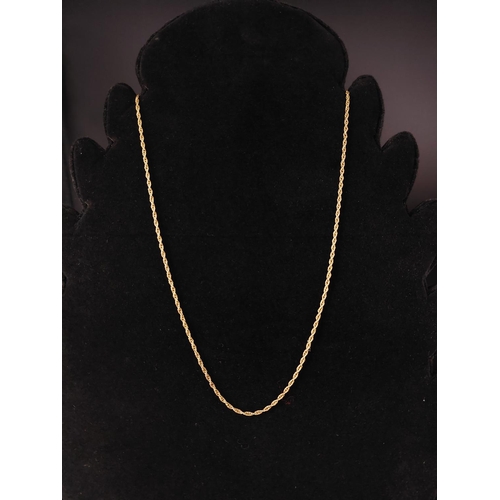 35 - 9ct gold necklace 2.4 grams