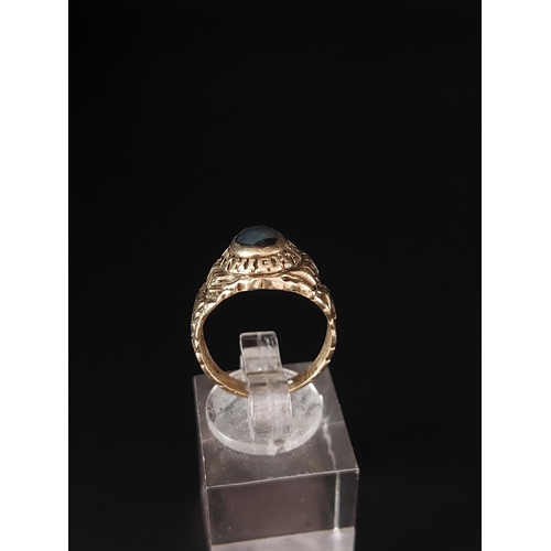 50 - 10ct gold American college ring from I.C Norcom High dated 1978. weight 5.3 grams