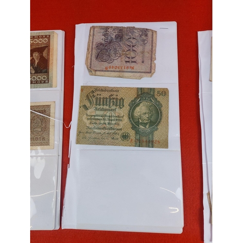 102 - Collection of German bank notes