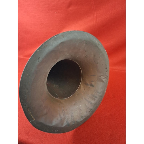 120 - Long phonograph horn. Length 29.5 width 15