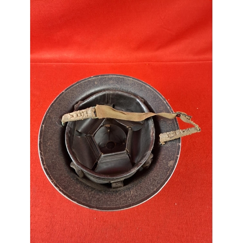 153 - WW2 police steel helmet