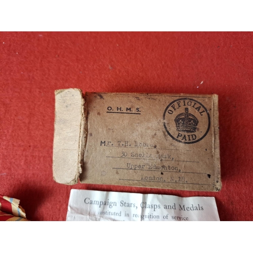 157 - WW2 medals in original box and paperwork