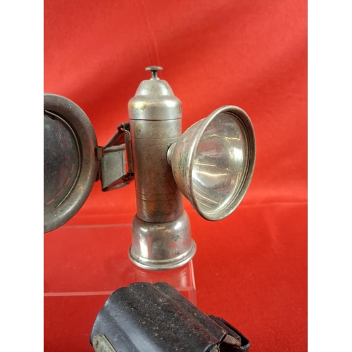 181 - Collection of 4 antique cycle lamps various makers