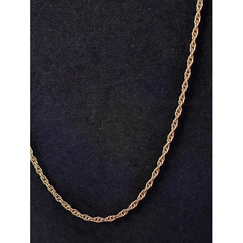 24 - 9ct gold necklace 7.4 grams