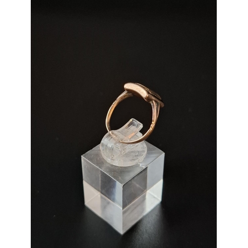 27 - 9ct gold ring size J