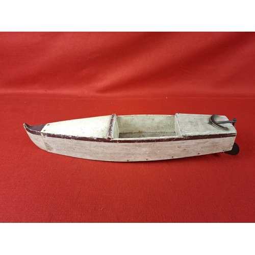 299 - Scratch built wooden boat 19