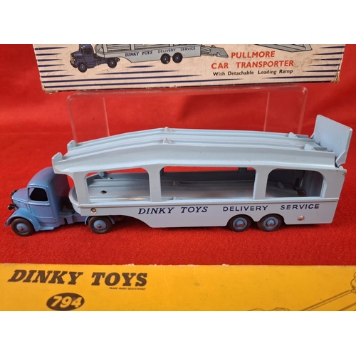 300 - Dinky Supertoys 982 Pullmore Car Transporter with loading ramp and original box in superb condition.... 