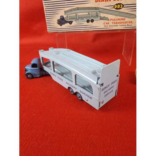 300 - Dinky Supertoys 982 Pullmore Car Transporter with loading ramp and original box in superb condition.... 