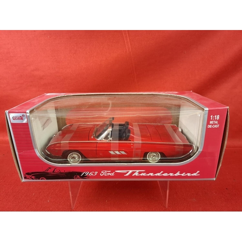 307 - Anson 1:18 1963 Ford Thunderbird in box