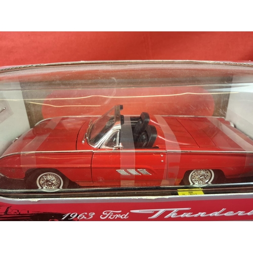 307 - Anson 1:18 1963 Ford Thunderbird in box