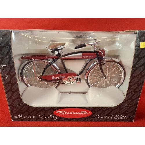 312 - 2 x die cast bicycles one boxed by Roadmaster