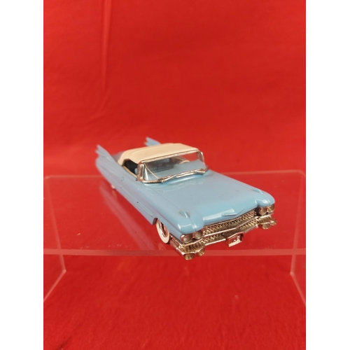 323 - M A E Models  1959 Cadillac top up convertible made in Canada. Front wheels may need realigning. 1:4... 