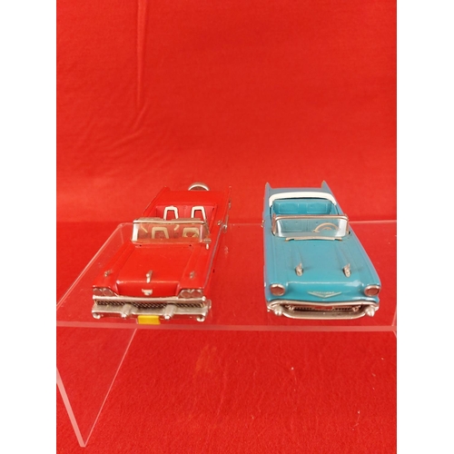 330 - 2 x Western models 1:43 1959 Ford Galaxie & 1957 Chevrolet Belair