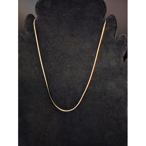 40 - 9ct gold necklace and 2 bracelets 2.3 grams