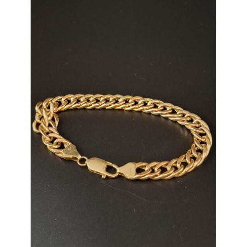 8 - 9ct gold bracelet 10.8 grams