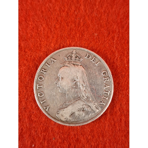 81 - 1887 Silver Florin in very nice condition