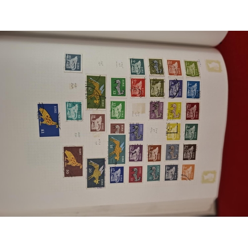 114 - 3 Stamp albums with large collection of various world stamps.