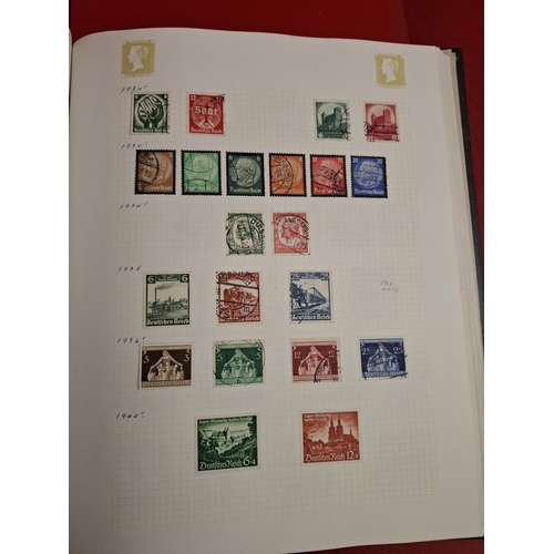 115 - 2 stamp albums with large collection of various world stamps plus other packs with large amount of l... 