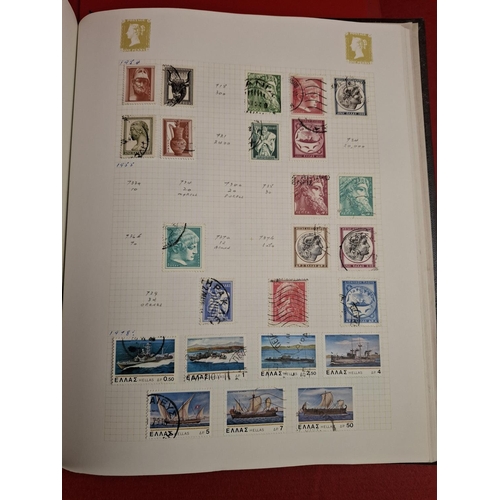 115 - 2 stamp albums with large collection of various world stamps plus other packs with large amount of l... 