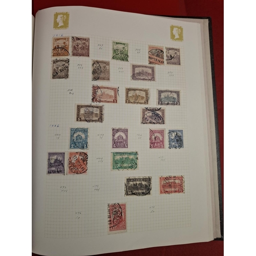 115 - 2 stamp albums with large collection of various world stamps plus other packs with large amount of l... 