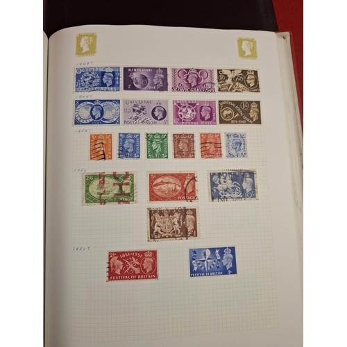 115 - 2 stamp albums with large collection of various world stamps plus other packs with large amount of l... 