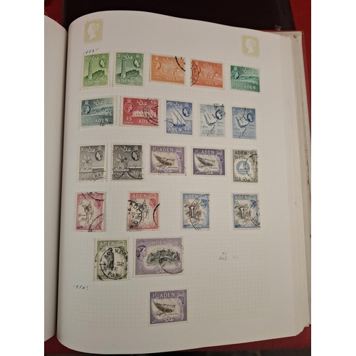 115 - 2 stamp albums with large collection of various world stamps plus other packs with large amount of l... 