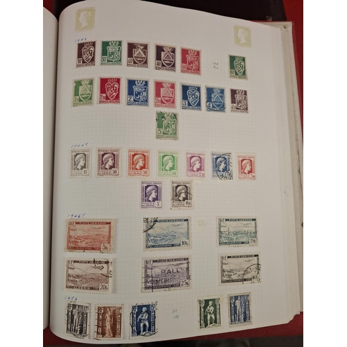 115 - 2 stamp albums with large collection of various world stamps plus other packs with large amount of l... 