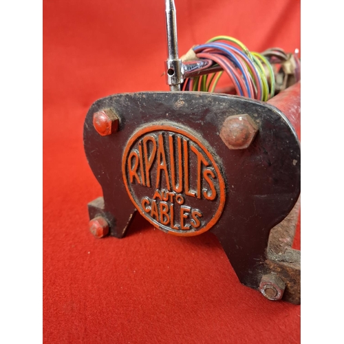 220 - Vintage Ripaults Auto Cable Dispenser. Length 63cm Height 17cm.