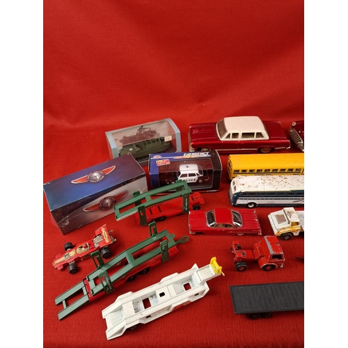 234 - Collection of mixed die cast playworn vehicles