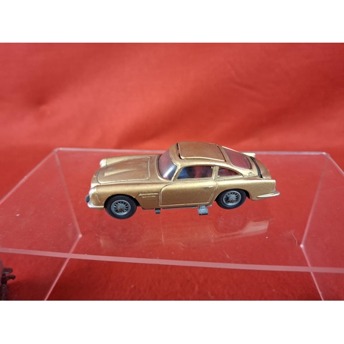 247 - Collection of Corgi die cast cars including James Bond DB5 in full working order and figures.